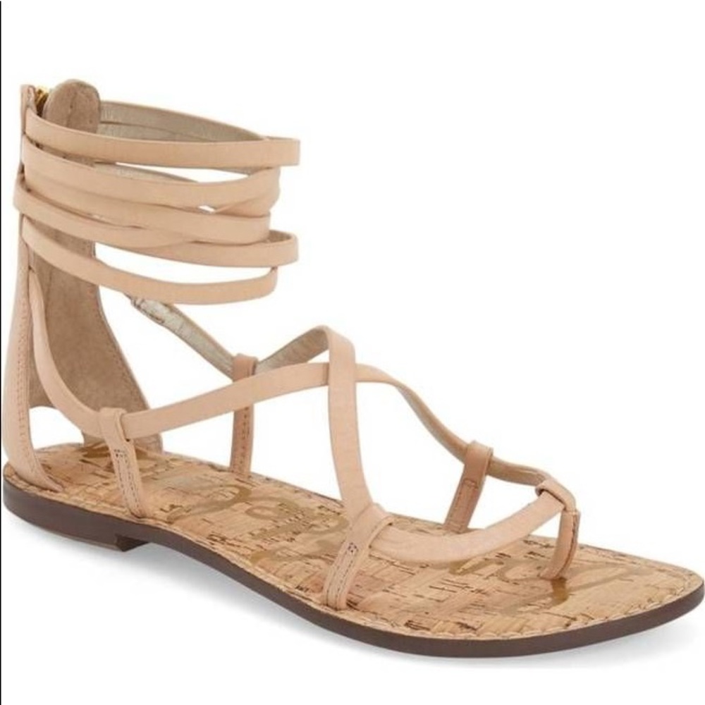 Sam Edelman Nude Ginette Sandals - Size 8.5
